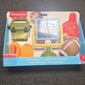 Fisher-Price Tiny Tailgater Set with Green and Yellow